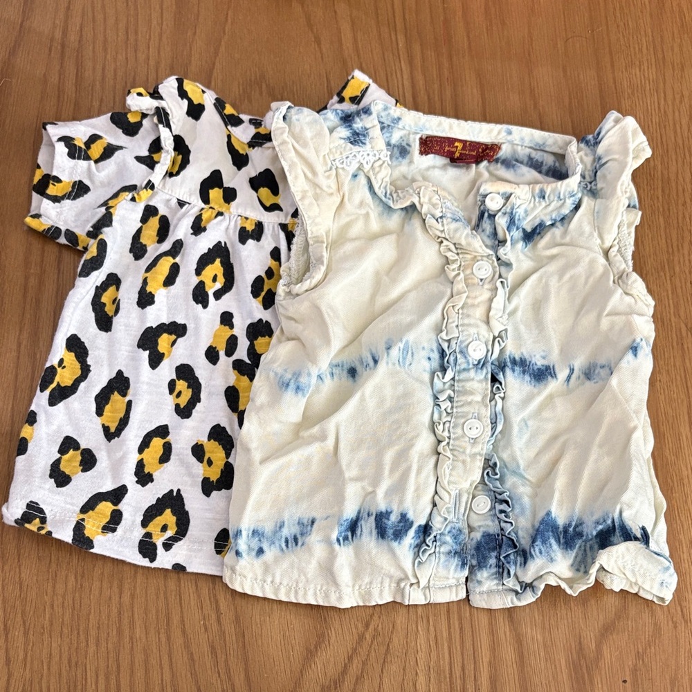 7 For All Mankind Baby Top Bundle Size 12M